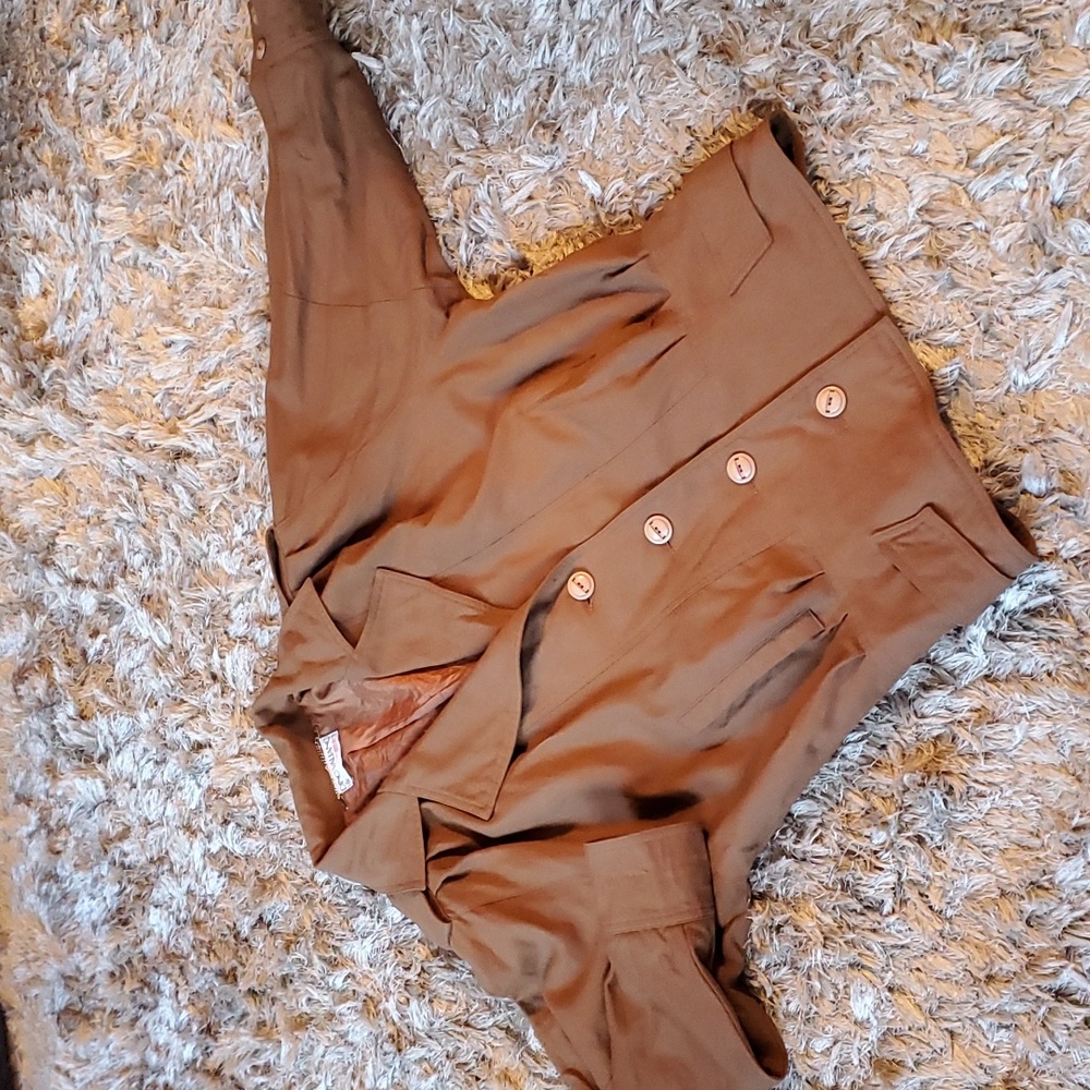 Vintage Dino Valiano brown wool jacket